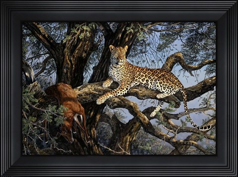 Framed Leopard Print