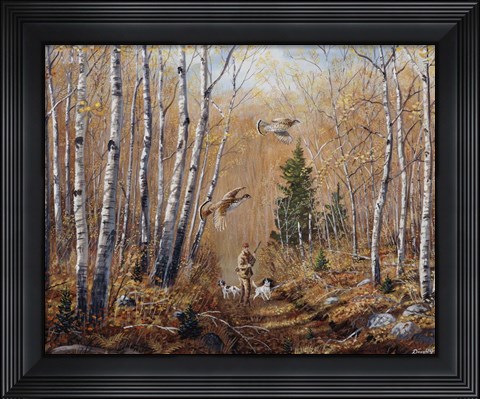 Framed Hunter&#39;s Haven Print