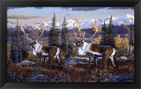 Framed Caribou Print