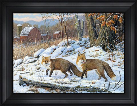 Framed Hunting We Will Go Print