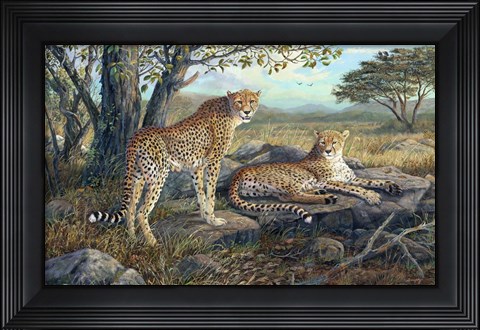 Framed Savanna Retreat Print