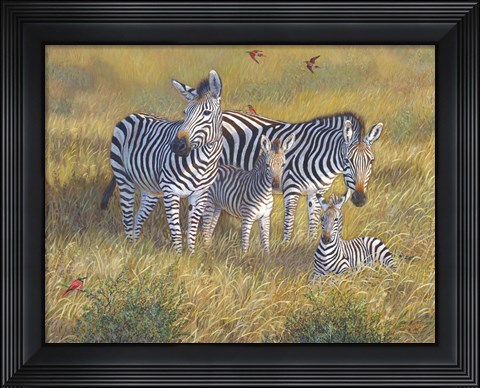 Framed Staying Close Print