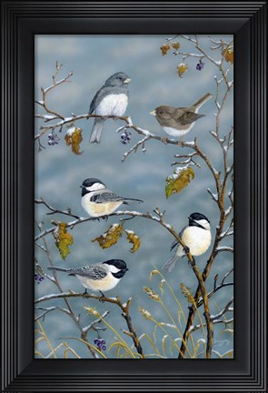 Framed Winter&#39;s Treasure Print