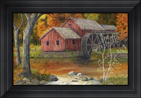 Framed Old Mill Print