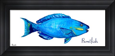 Framed Life of the Big Blue IV Print