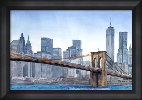 Framed NY Skyline Print