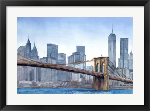 Framed NY Skyline Print