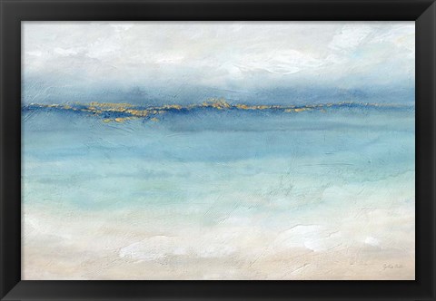 Framed Serene Sea Landscape Print