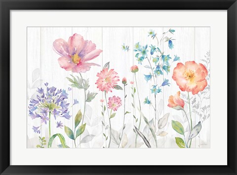 Framed Farmhouse Botanical Garden Print