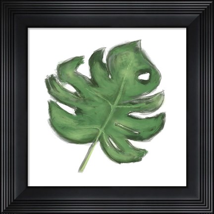 Framed Leaves of the Tropics II Print
