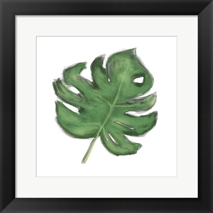 Framed Leaves of the Tropics II Print