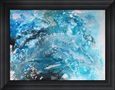 Framed Galaxy abstract Print