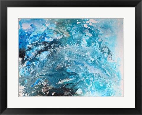 Framed Galaxy abstract Print