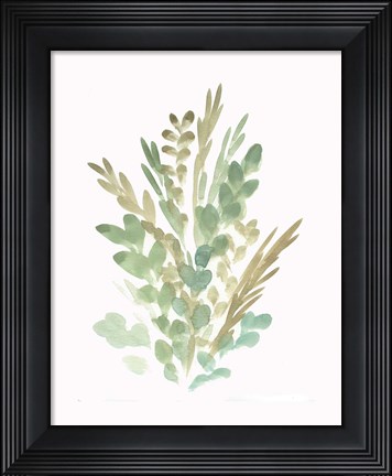Framed Farmhouse Florals II Print