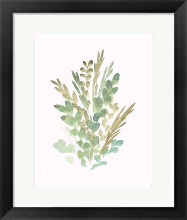 Framed Farmhouse Florals II Print