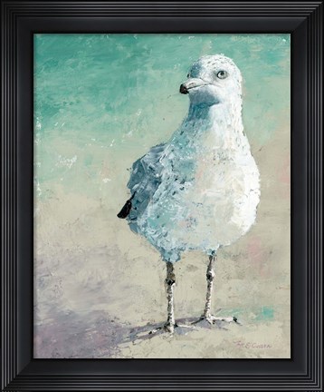 Framed Beach Bird II Print