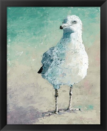 Framed Beach Bird II Print