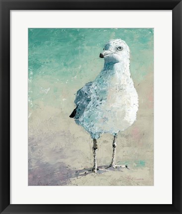 Framed Beach Bird II Print