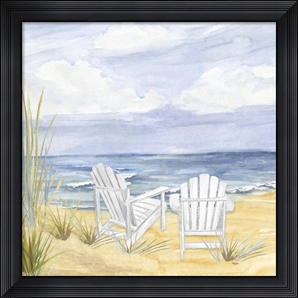 Framed By the Sea Print