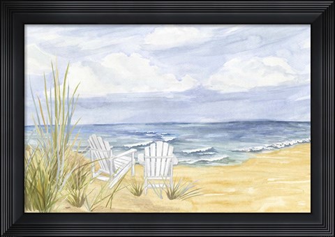 Framed By the Sea Landscape Print