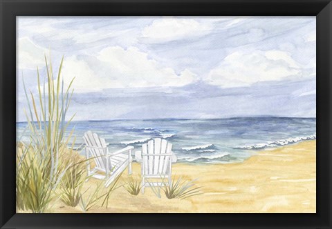 Framed By the Sea Landscape Print