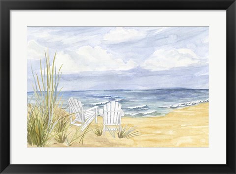 Framed By the Sea Landscape Print