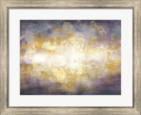 Framed Sunrise Abstract Landscape Print