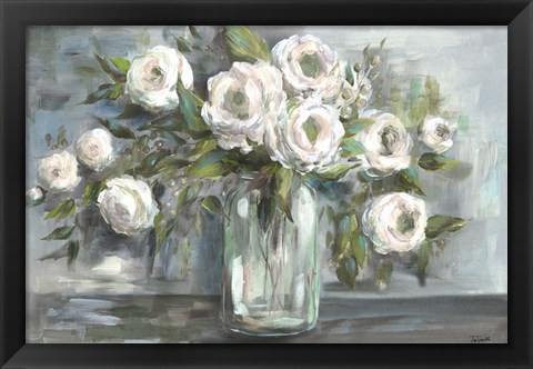 Framed Soft Blooms Still Life Print