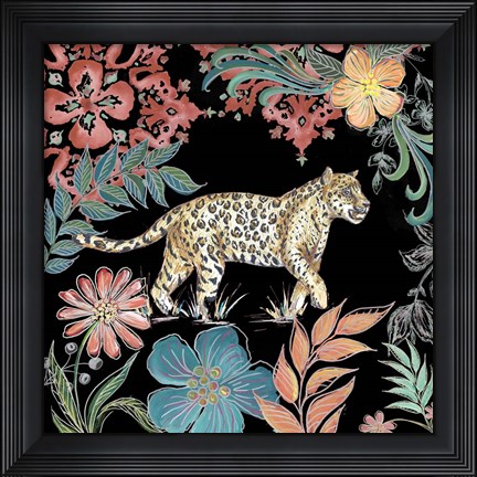 Framed Jungle Exotica Leopard I Print