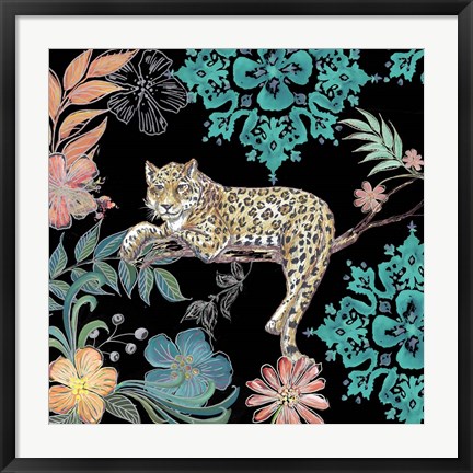 Framed Jungle Exotica Leopard II Print
