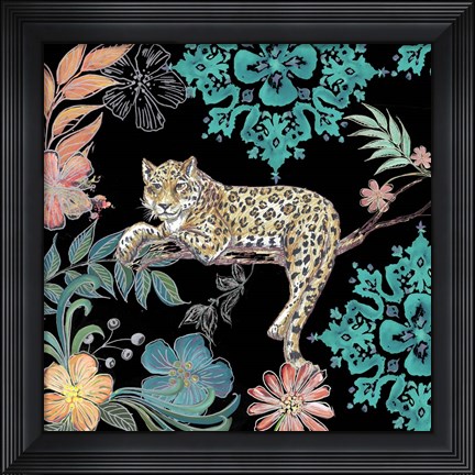Framed Jungle Exotica Leopard II Print