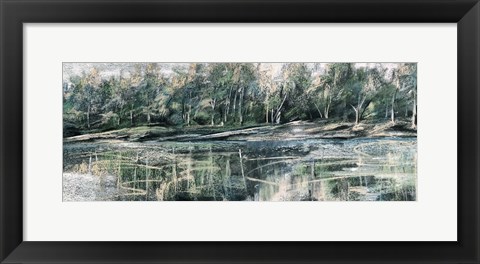 Framed Pastel Landscape Study Print