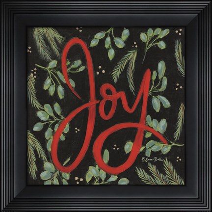 Framed Spruced Up Joy Print