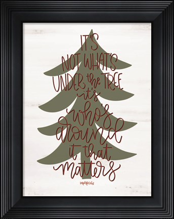 Framed Around the Tree Print