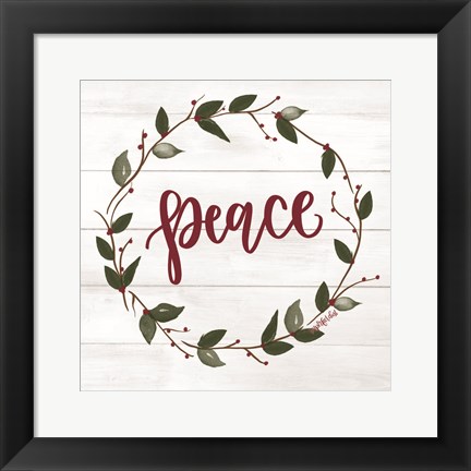 Framed Peace Print