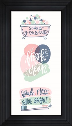 Framed Bath Combo Print