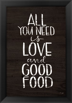 Framed Good Food Print