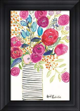 Framed Blissful Blooms Print