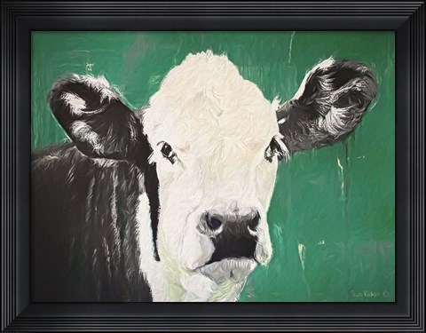 Framed Out to Pasture Print
