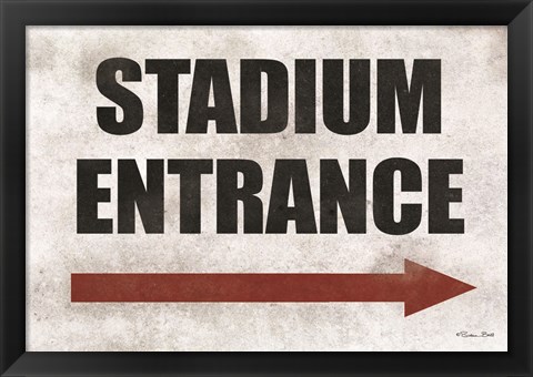 Framed Stadium Entrance Print