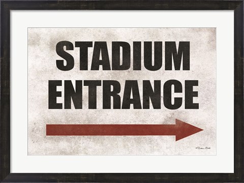 Framed Stadium Entrance Print