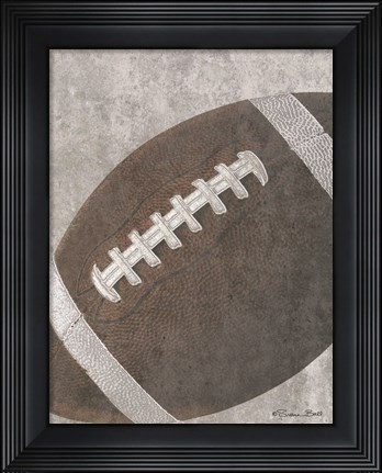 Framed Sports Ball - Football Print