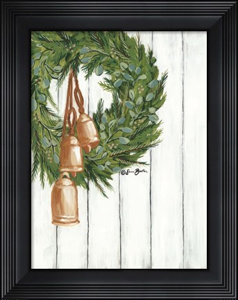 Framed Copper Bells Ring Print