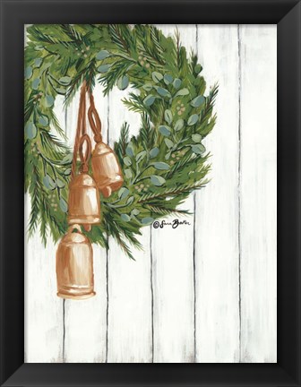 Framed Copper Bells Ring Print