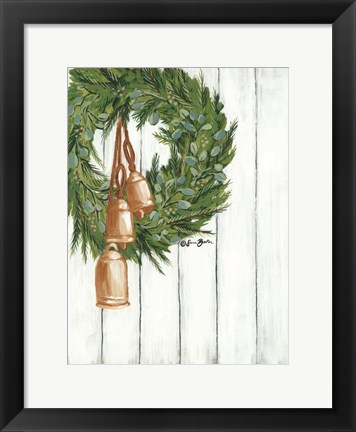 Framed Copper Bells Ring Print