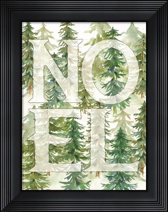Framed Noel Print