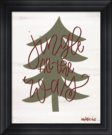Framed Jingle All the Way Print