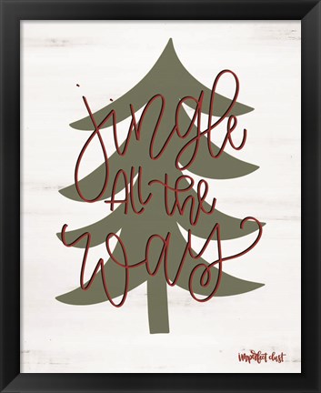 Framed Jingle All the Way Print