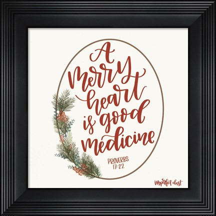 Framed Merry Heart Print