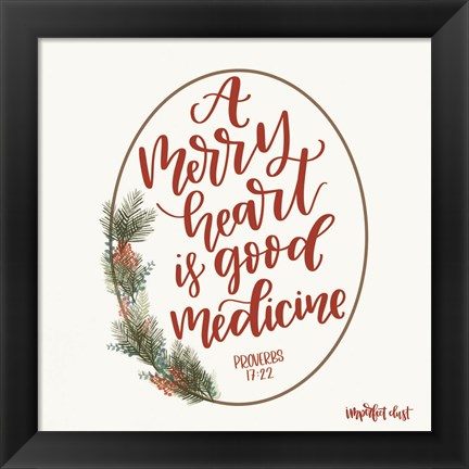 Framed Merry Heart Print